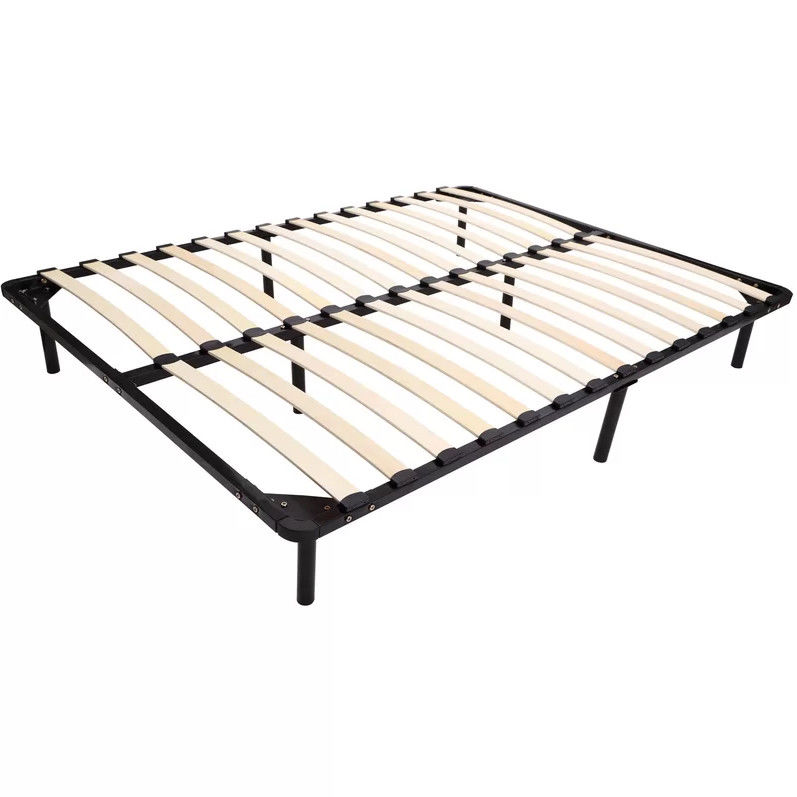 Strong Slat Support Bed , Full Size Bed Frame With Wood Slats Multiple Sizes