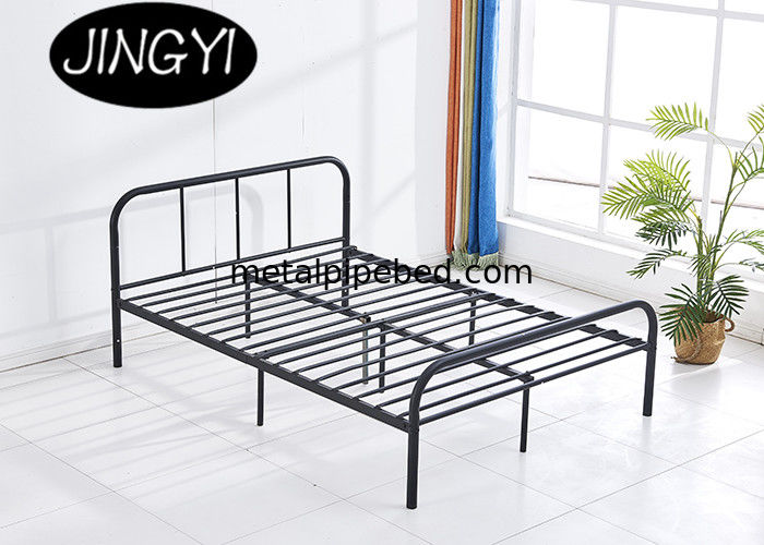 King Platform Black Steel 120CM 150CM Modern Metal Bed Frame