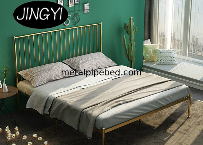 High End Iron Pipe Furniture 1.0mm Double Platform Bed Frame