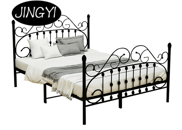 Simple ODM Modern 350 Pounds Wrought Iron Double Bed