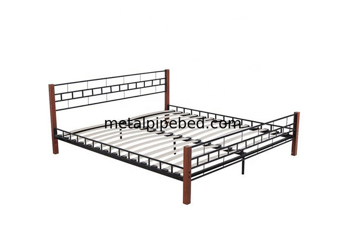 Antique Style ODM Design 0.8mm Steel Double Bed
